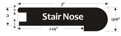 Flush Stair Nose Lowland