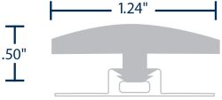 T-molding Cardington Walnut