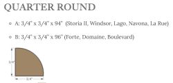 Quarter Round Bolsena