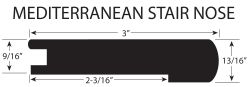 Flush Stairnose Levant