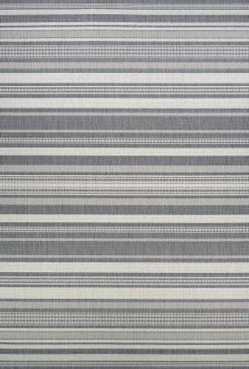 Couristan Recife Gazebo Stripe Champ/Grey Collection