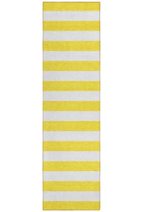 Addison Rugs Chantille Yellow 2'3" x 7'6" Runner Collection