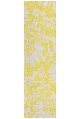 Addison Rugs Chantille Yellow 2'3" x 7'6" Runner Collection