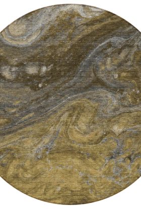 Addison Rugs Chantille Brown 8'0" x 8'0" Round Collection