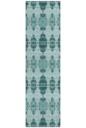 Addison Rugs Chantille Teal 2'3" x 7'6" Runner Collection