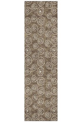 Addison Rugs Chantille Brown 2'3" x 7'6" Runner Collection