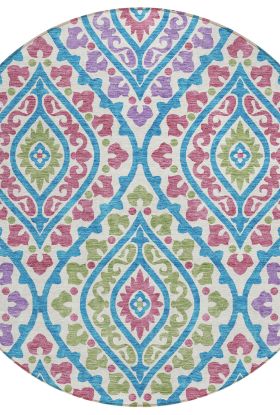 Addison Rugs Chantille White 8'0" x 8'0" Round Collection