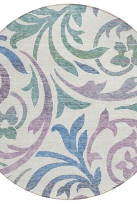 Addison Rugs Chantille White 8'0" x 8'0" Round Collection
