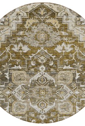 Addison Rugs Chantille Brown 8'0" x 8'0" Round Collection