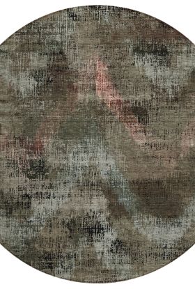 Addison Rugs Chantille Brown 8'0" x 8'0" Round Collection