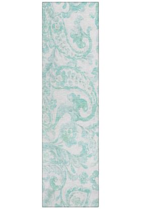 Addison Rugs Chantille Turquoise 2'3" x 7'6" Runner Collection