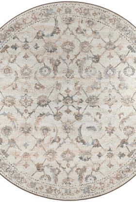 Dalyn Rugs Jericho JC4 Linen 10'0" x 10'0" Round Collection