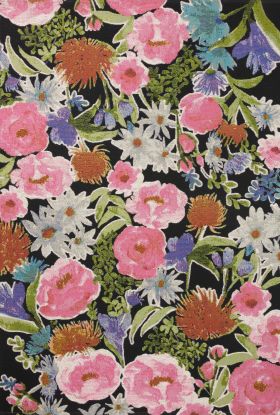 Loloi II Botanical BOT-01 Black / Multi Collection
