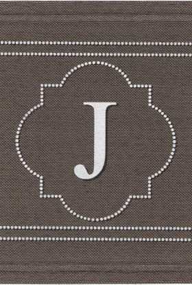 Mohawk Textured Entry Mat Flagstone Monogram J Multi 2'0" x 3'0" Collection