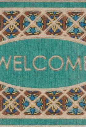 Mohawk Ornamental Entry Mat Retro Tiles Chestnut 2'0" x 4'0" Collection