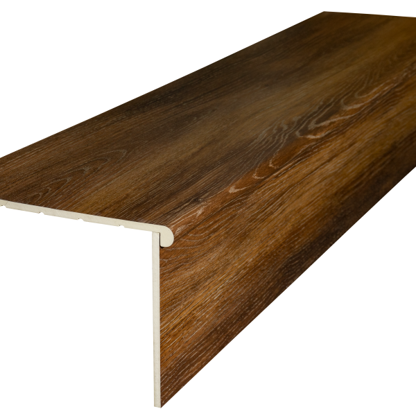 Stair Tread W/Riser Ironmill Hickory Collection