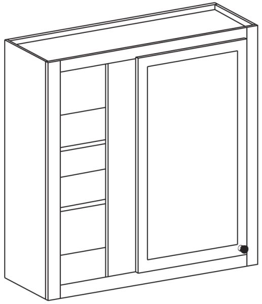 Koville, Hillcrest White, Hillcrest White 27'' Single Door