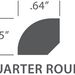 Quarter Round Meridian Stucco Collection