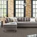 Shaw Floorigami Striation Gray Furrow Room Scene