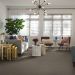 Shaw Solid Choice Smooth Taupe Room Scene