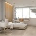 MSI Woodhills Aaron Blonde Oak Room Scene