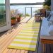 Addison Rugs Chantille Yellow 2'3" x 7'6" Runner Room Scene