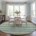 Addison Rugs Chantille Yellow 8'0" x 8'0" Round Room Scene