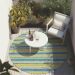 Addison Rugs Chantille Yellow 8'0" x 8'0" Round Room Scene