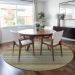 Addison Rugs Chantille Wheat 8'0" x 8'0" Round Room Scene