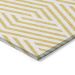 Addison Rugs Chantille Yellow 8'0" x 8'0" Round Room Scene