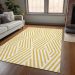 Addison Rugs Chantille Yellow 2'6" x 3'10" Room Scene