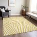 Addison Rugs Chantille Yellow 2'6" x 3'10" Room Scene