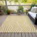 Addison Rugs Chantille Yellow 2'6" x 3'10" Room Scene