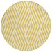 Addison Rugs Chantille Yellow 8'0" x 8'0" Round Collection