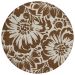 Addison Rugs Chantille Brown 8'0" x 8'0" Round Collection
