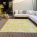 Addison Rugs Chantille Yellow 3'0" x 5'0" Room Scene