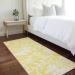 Addison Rugs Chantille Yellow 2'3" x 7'6" Runner Room Scene