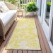 Addison Rugs Chantille Yellow 2'3" x 7'6" Runner Room Scene