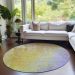 Addison Rugs Chantille Wheat 8'0" x 8'0" Round Room Scene