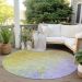 Addison Rugs Chantille Wheat 8'0" x 8'0" Round Room Scene