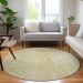 Addison Rugs Chantille Wheat 8'0" x 8'0" Round Room Scene