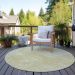 Addison Rugs Chantille Wheat 8'0" x 8'0" Round Room Scene
