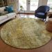 Addison Rugs Chantille Brown 8'0" x 8'0" Round Room Scene