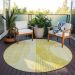 Addison Rugs Chantille Wheat 8'0" x 8'0" Round Room Scene