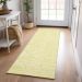 Addison Rugs Chantille Yellow 2'3" x 7'6" Runner Room Scene