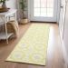 Addison Rugs Chantille Yellow 2'3" x 7'6" Runner Room Scene