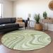 Addison Rugs Chantille Aloe 8'0" x 8'0" Round Room Scene