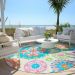 Addison Rugs Chantille White 8'0" x 8'0" Round Room Scene