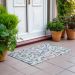 Addison Rugs Chantille White 1'8" x 2'6" Room Scene