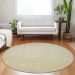 Addison Rugs Chantille Wheat 8'0" x 8'0" Round Room Scene